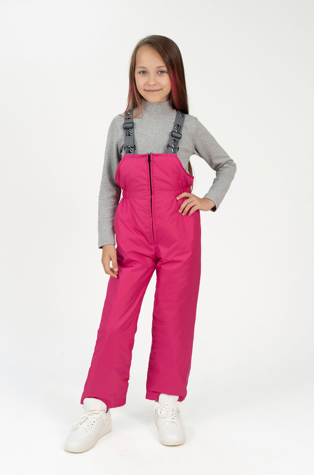 Полукомбинезон детский малиновый 60-006/3 (104, 56)