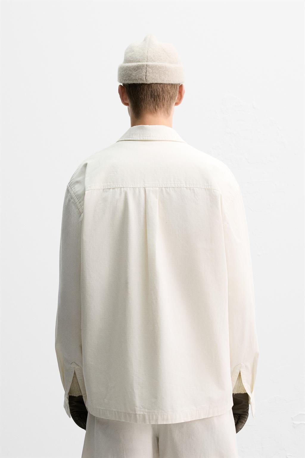 TEXTURED OVERSHIRT - LIMITED EDITION - Zara фото 3