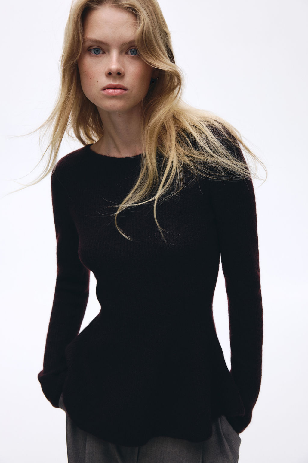 Jersey en punto de canal? con peplum - H&m фото 5