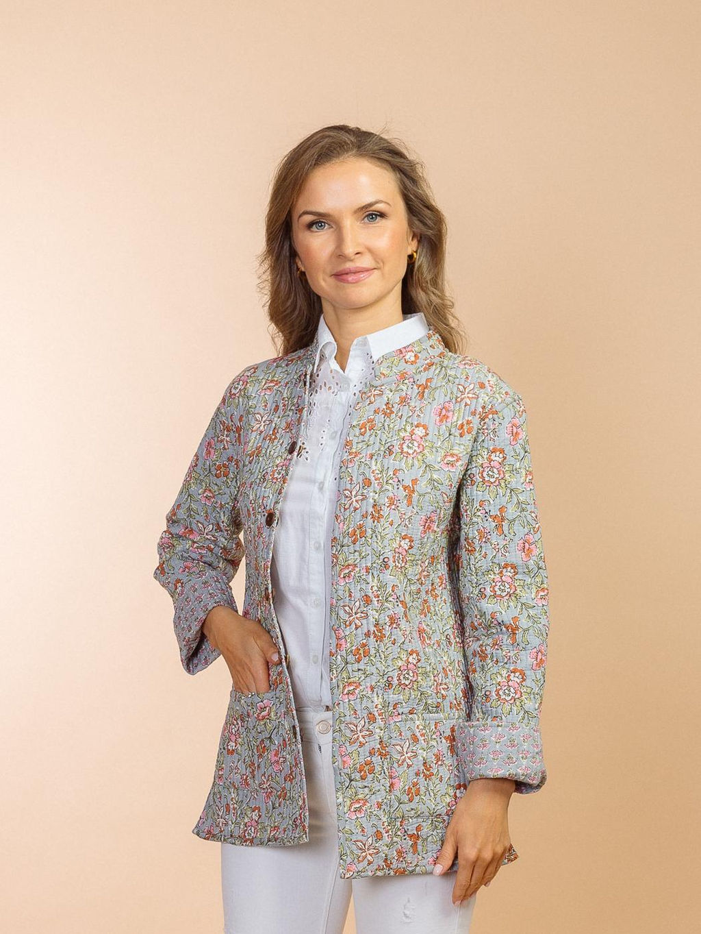 Жакет двухсторонний стеганый №24-900-110 (Лето-2024)