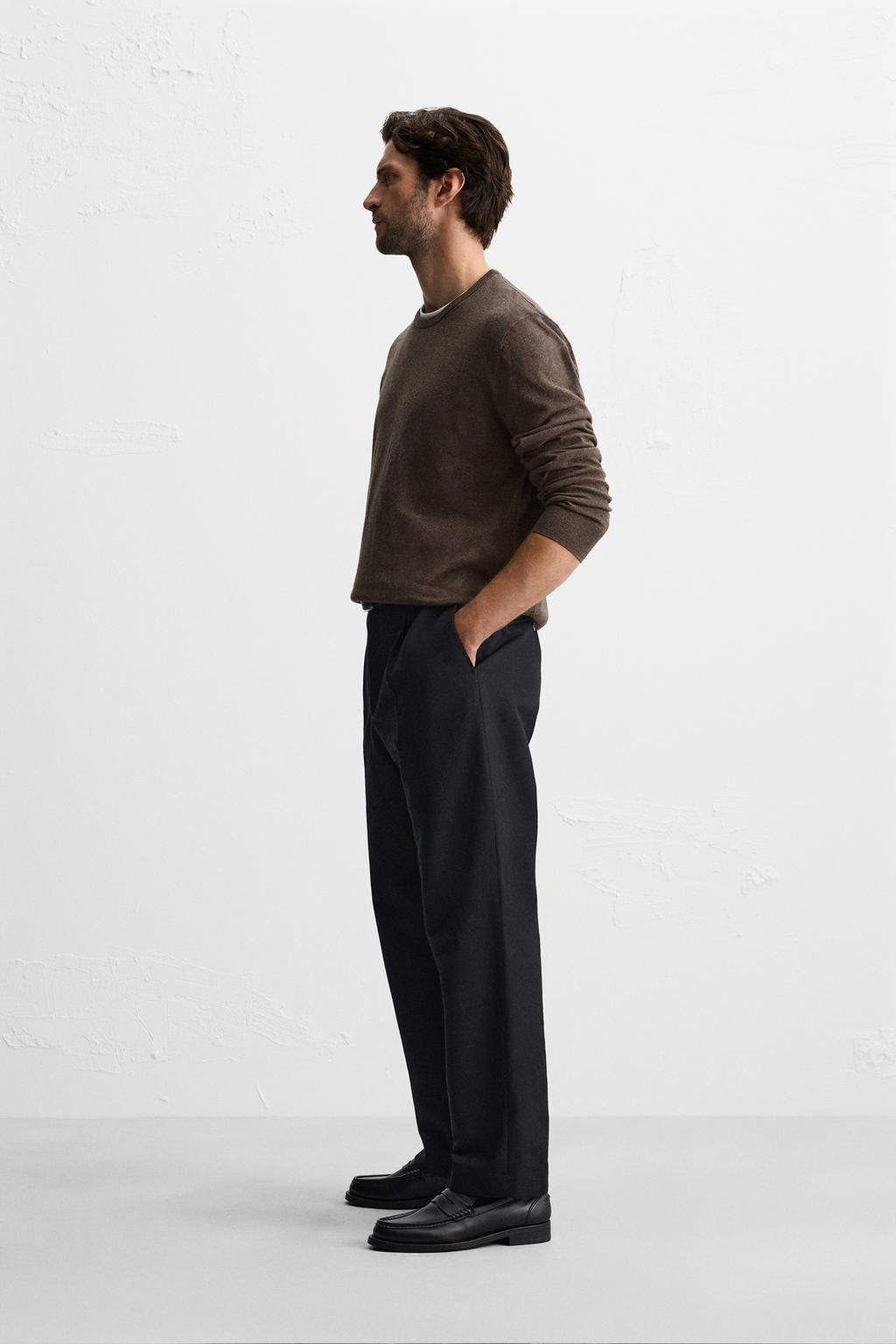 TEXTURED COTTON SWEATER - Zara фото 4