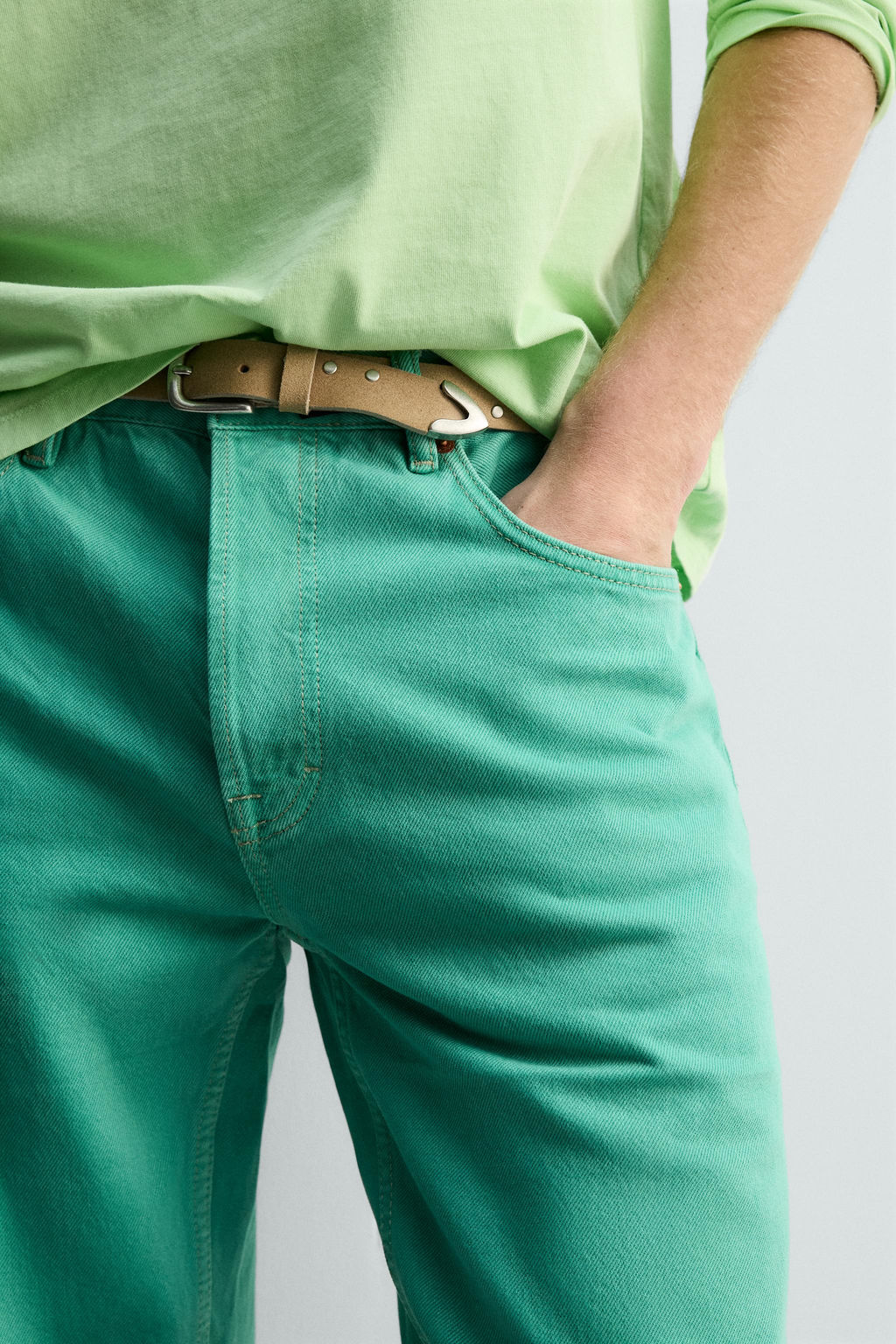 LIMITED EDITION STRAIGHT-LEG JEANS - Zara фото 5