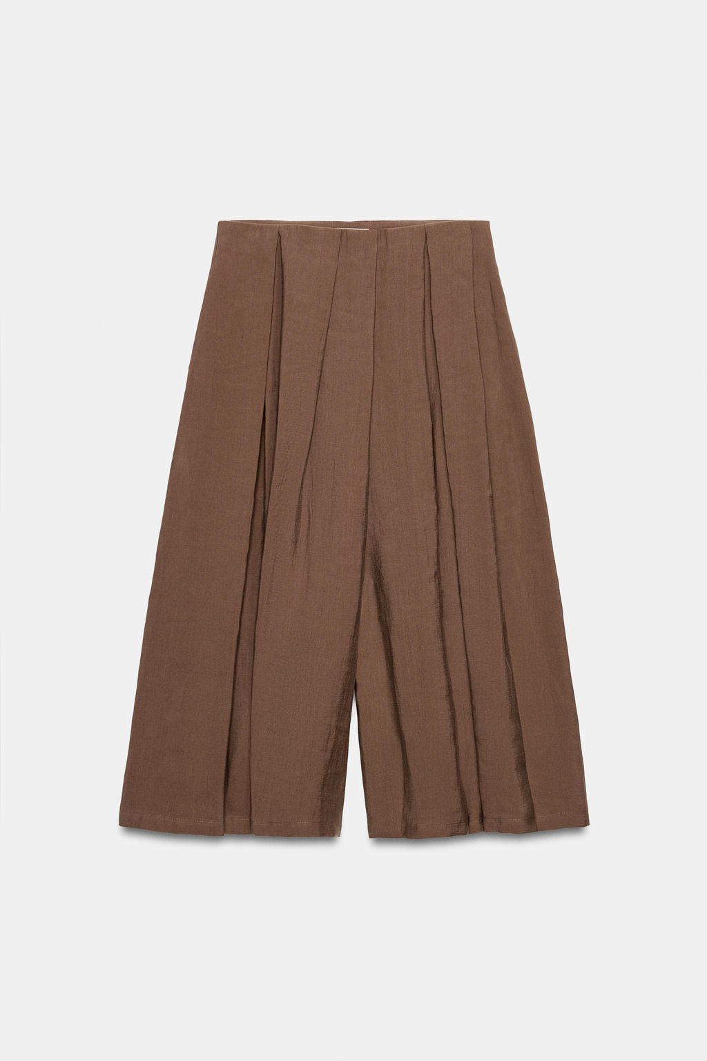 BERMUDA LARGA FLUIDA / Mocha - Zara фото 6