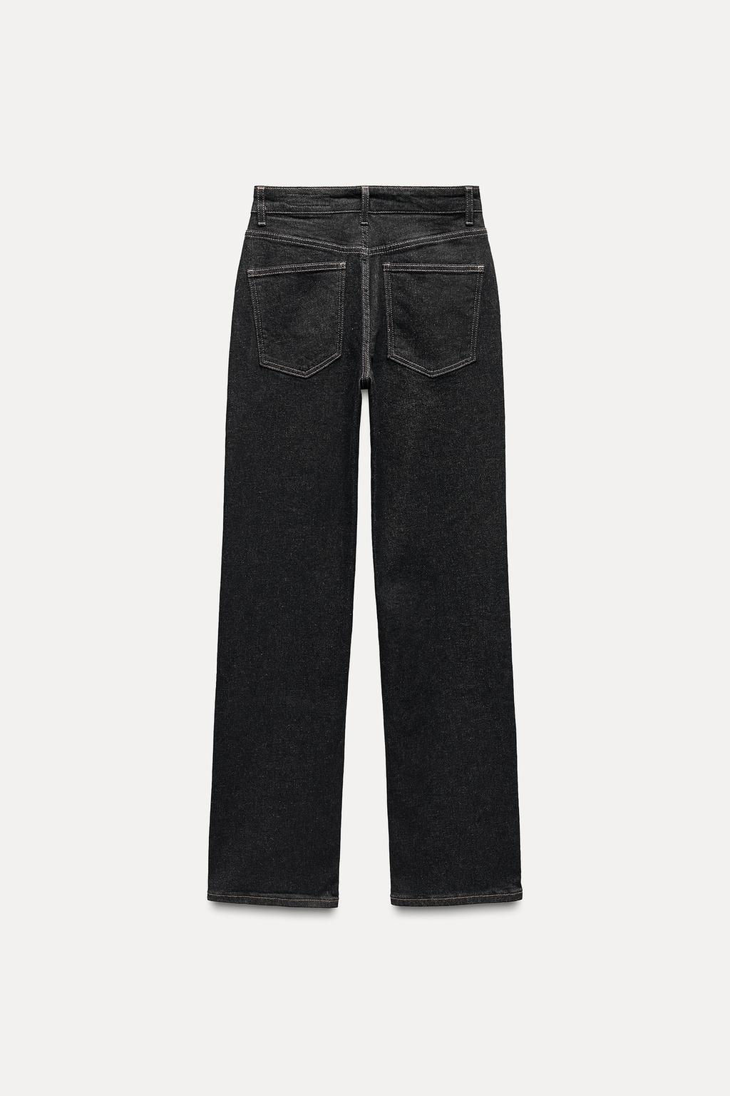 ZW COLLECTION SLIM FIT MID-RISE JEANS - Zara фото 2