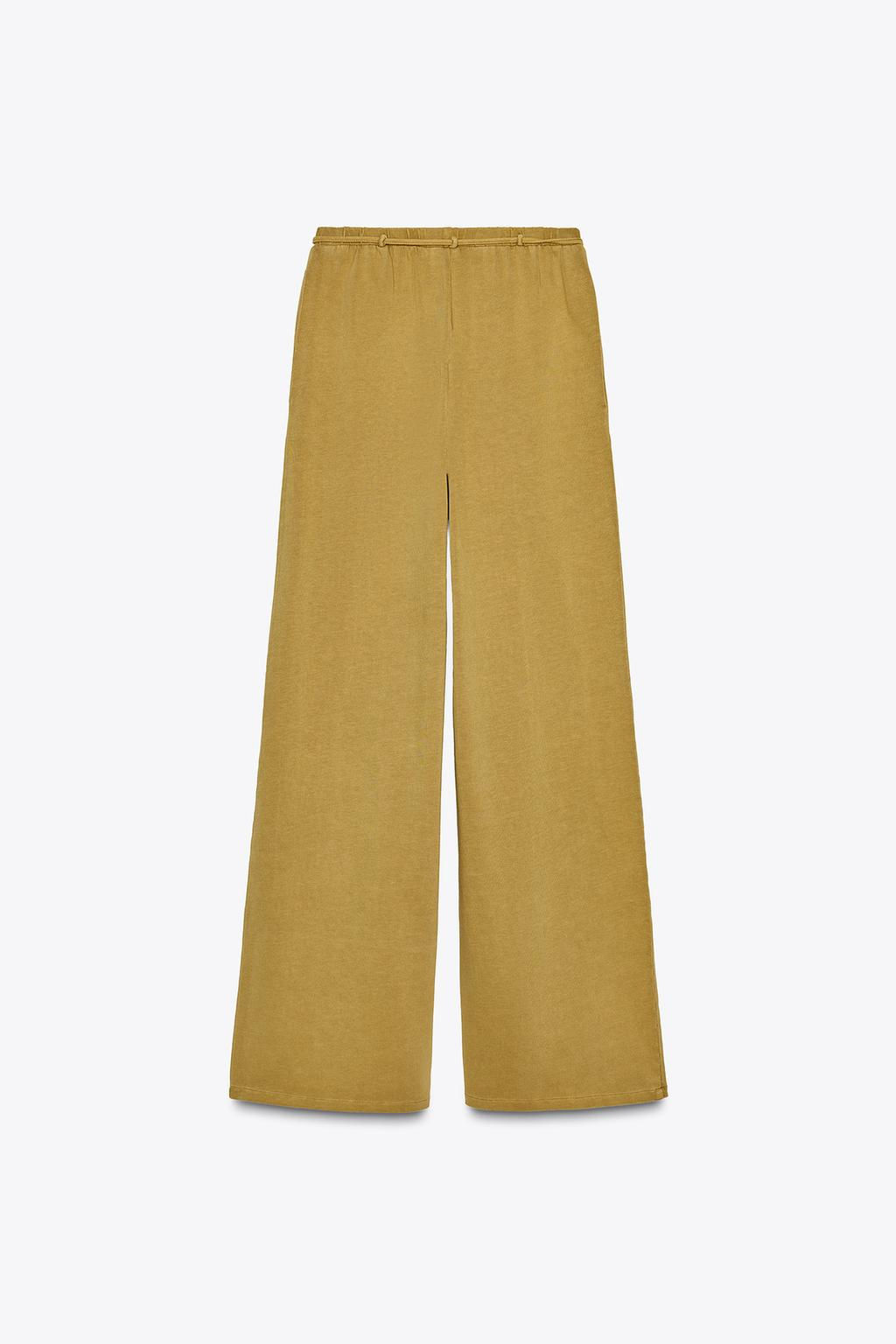 FADED HEAVY COTTON TROUSERS - Zara фото 8