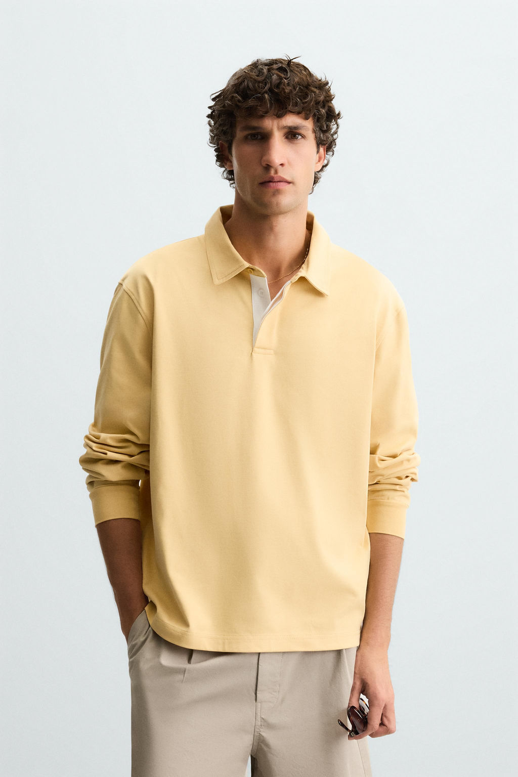 CONTRAST POLO SHIRT - Zara фото 10