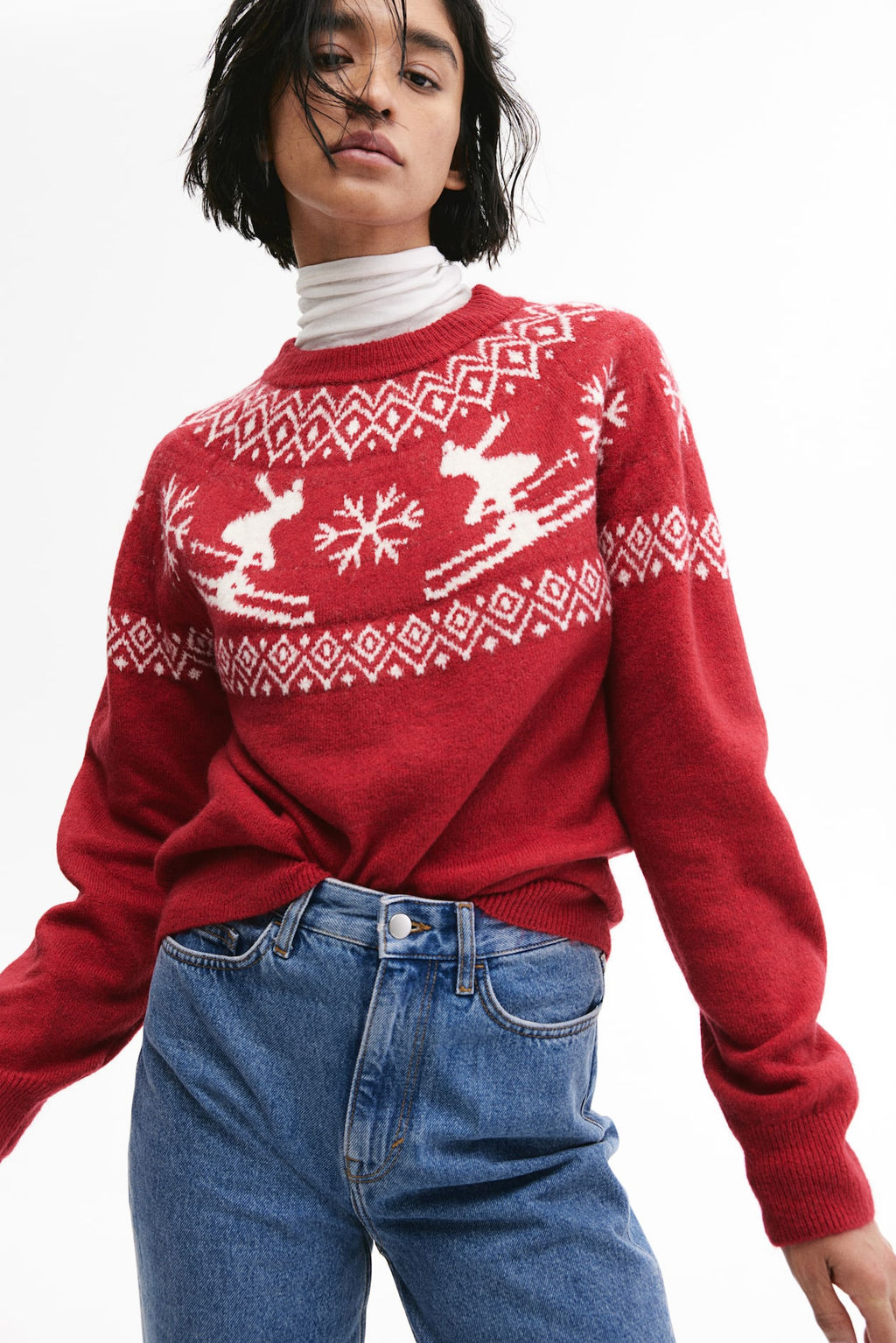 Jersey en punto jacquard