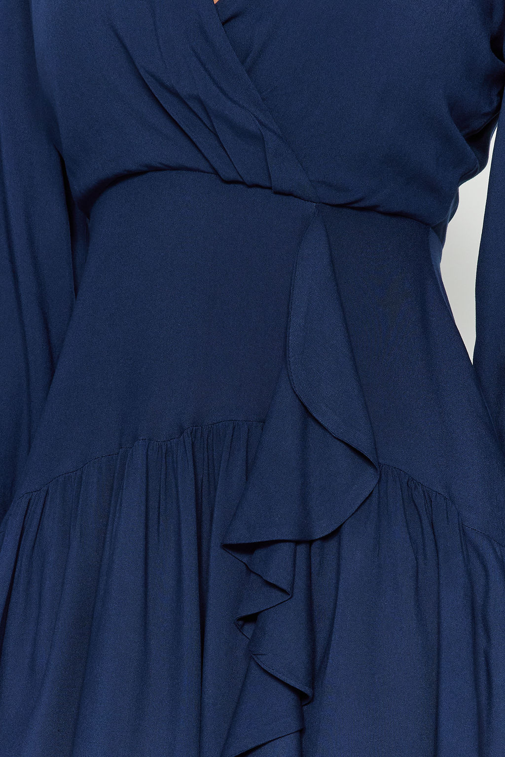 Trendyolmilla Koyu Yesil Duz Dokuma Elbise TWOAW24EL00550 фото 10