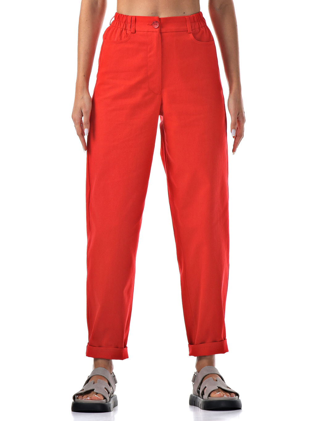 Хлопковые деним брюки - А+б коллекция фото 22