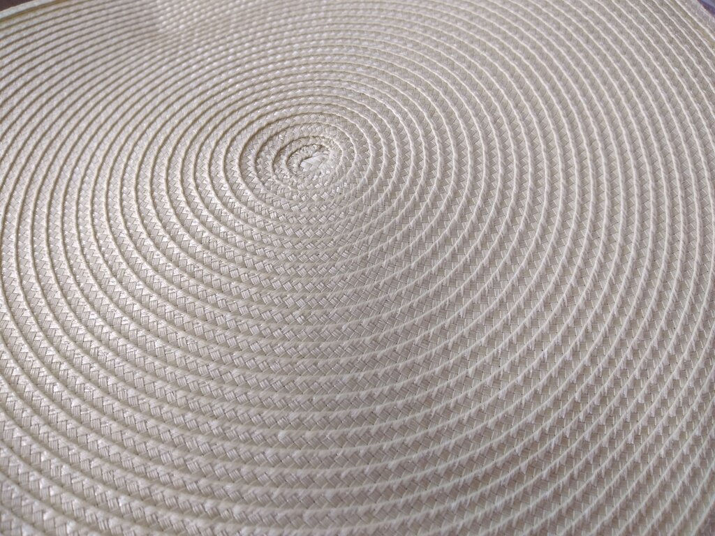 Салфетка для сервировки (мат на стол) 38см, круглая, кремовая, Y6-2545 (326273) /DANIKS/  фото 6