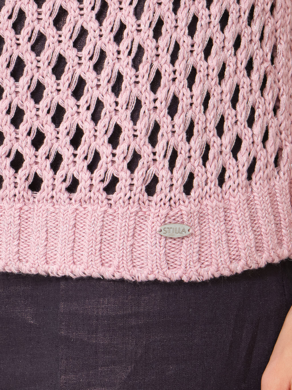 Топ вязаный с люрексом - Stilla фото 17