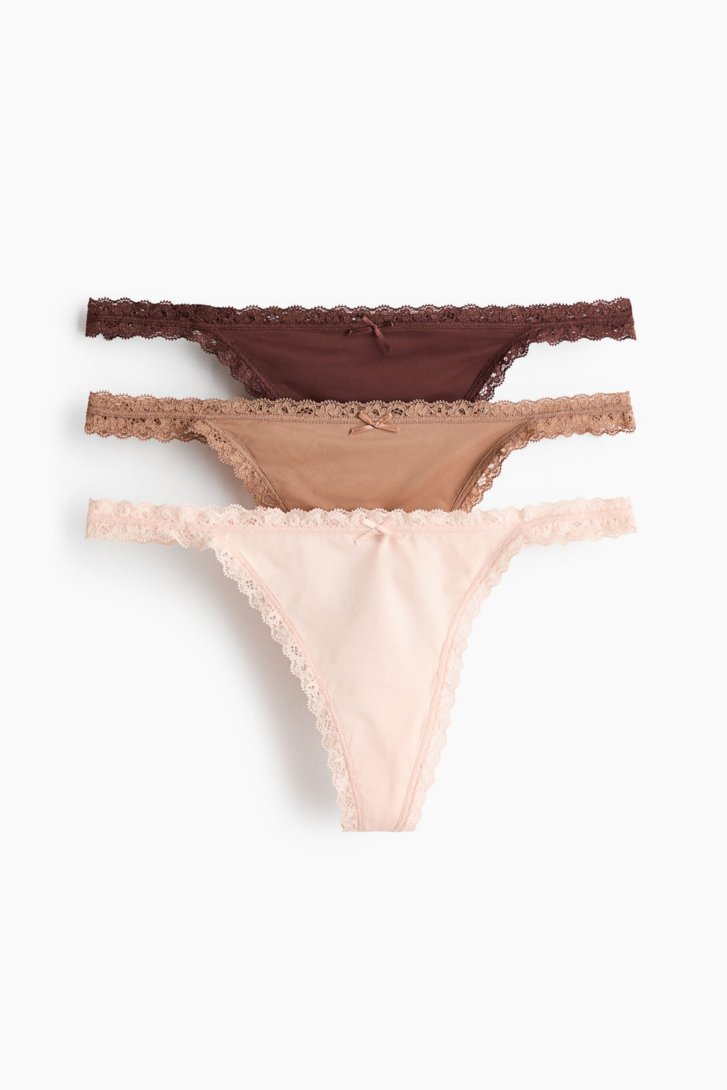 Pack de 3 bragas thong de microfibra - H&m фото 3