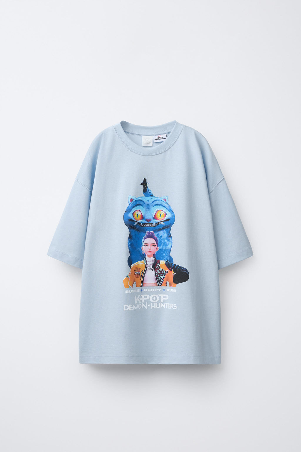 KPOP DEMON HUNTERS NETFLIX PRINTED T-SHIRT - Zara фото 6
