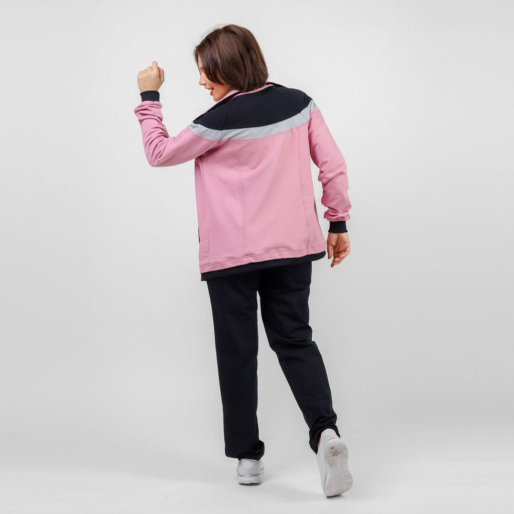 RODOS Спортивный костюм женский М-172/1 Пыльная роза/Синий