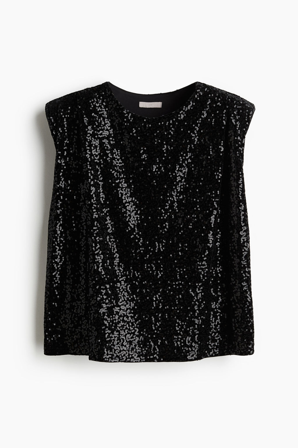 Top de lentejuelas con hombreras - H&m фото 6
