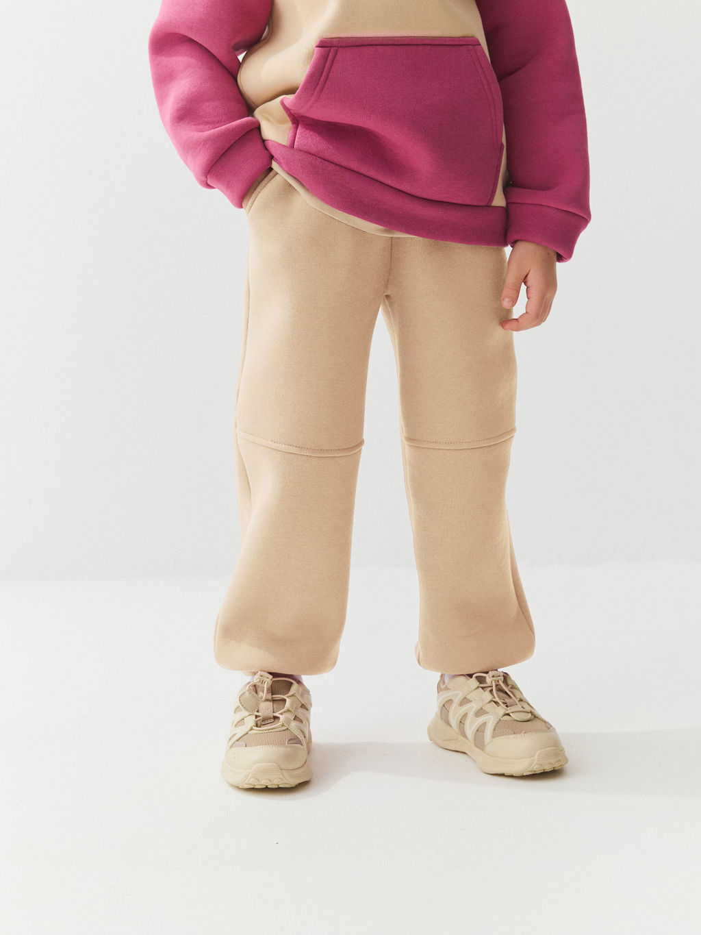 Джоггеры "Крем-брюле" утепленные