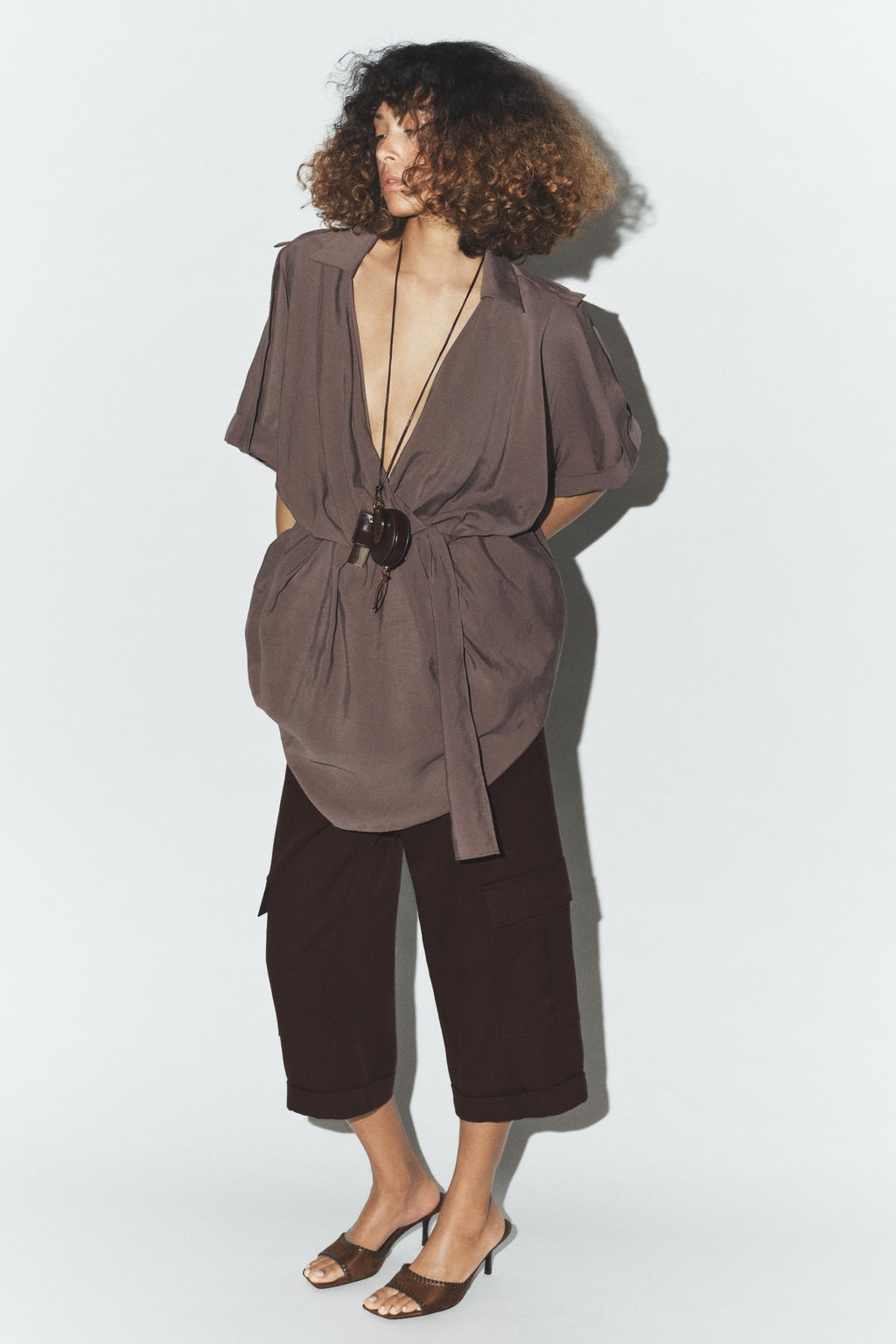 SHORT WRAP DRESS - Zara фото 5