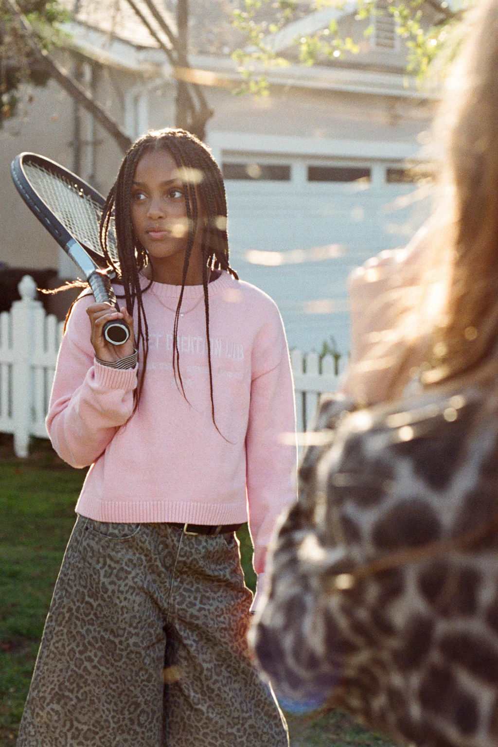 ANIMAL PRINT DENIM BERMUDA SHORTS - Zara фото 5