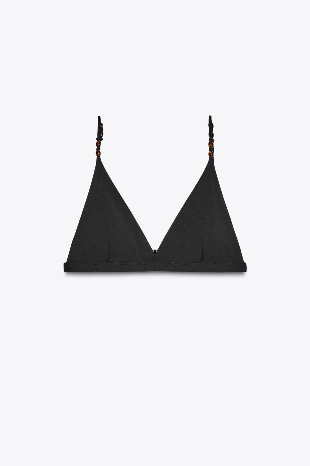 KNOT AND BEAD BIKINI TOP - Zara фото 4