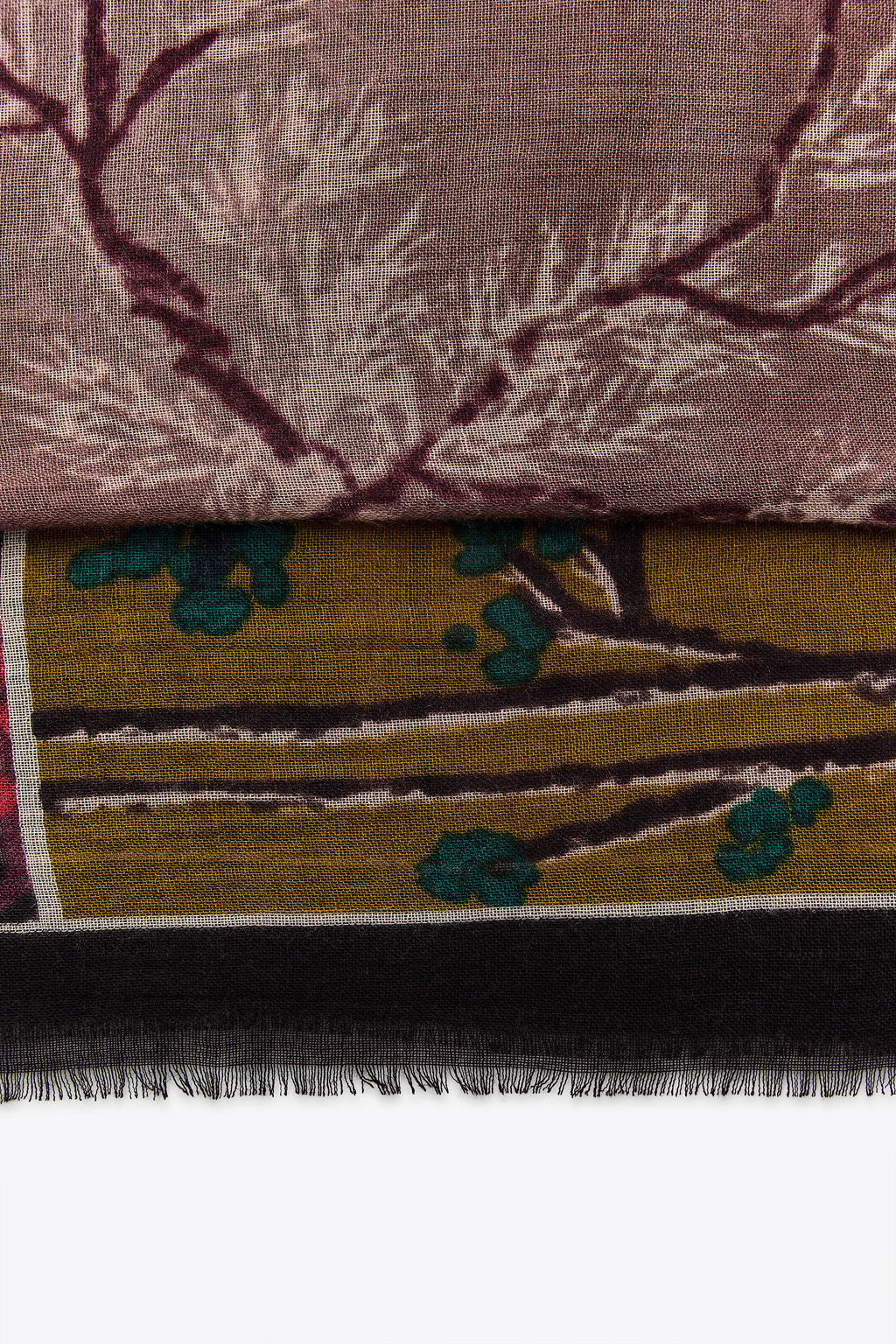 FLORAL PRINT SCARF - Zara фото 4