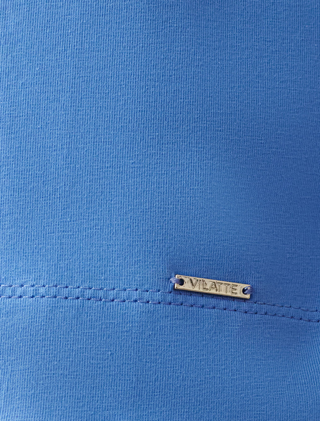 Футболка Vilatte из хлопка васильковый  фото 2