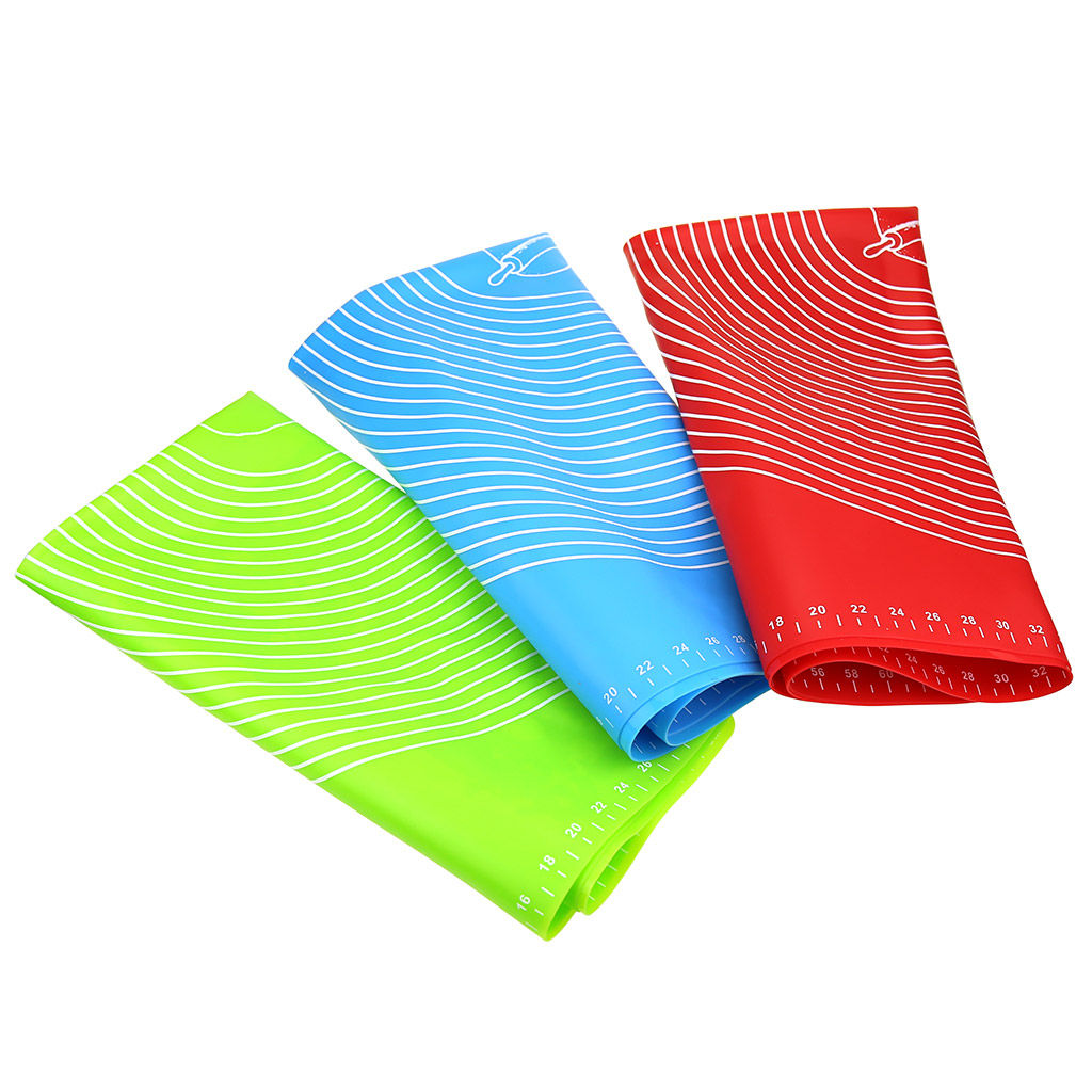 Коврик силиконовый для раскатки теста и выпекания 69х69см, плотный, с разметкой, цвета микс (Китай) - Домашняя мода фото 2