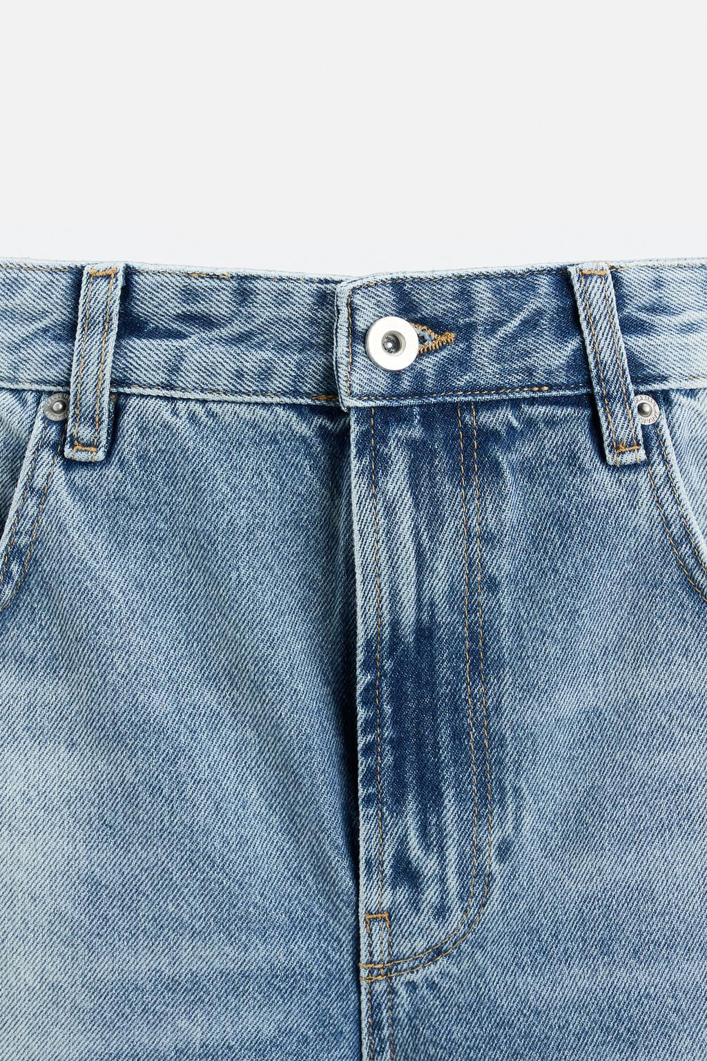 RIPPED FLARE FIT JEANS - Zara фото 8