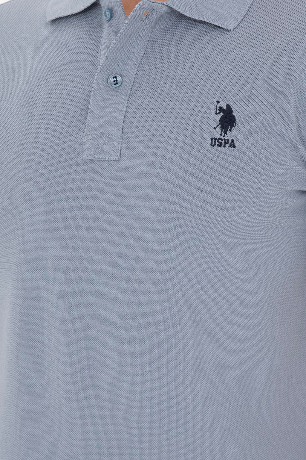 Мужская базовая футболка цвета индиго - U.s. polo assn фото 7