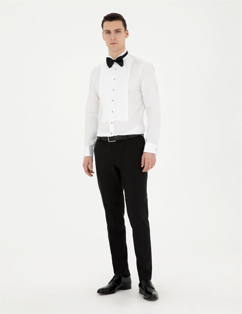 Beyaz Slim Fit Smokin G_mlek