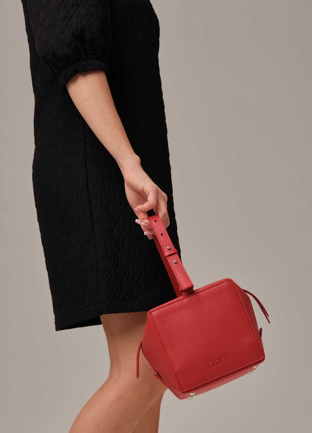 Кожаная сумка Quadra DBR 30989 красный  фото 8