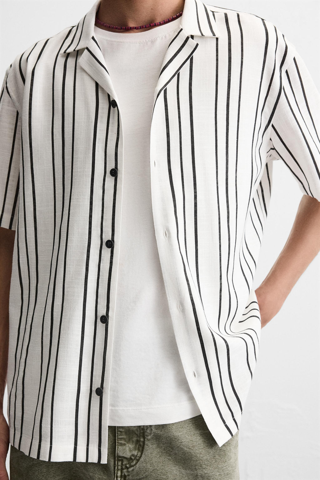 STRIPED FLOWING SHIRT - Zara фото 15
