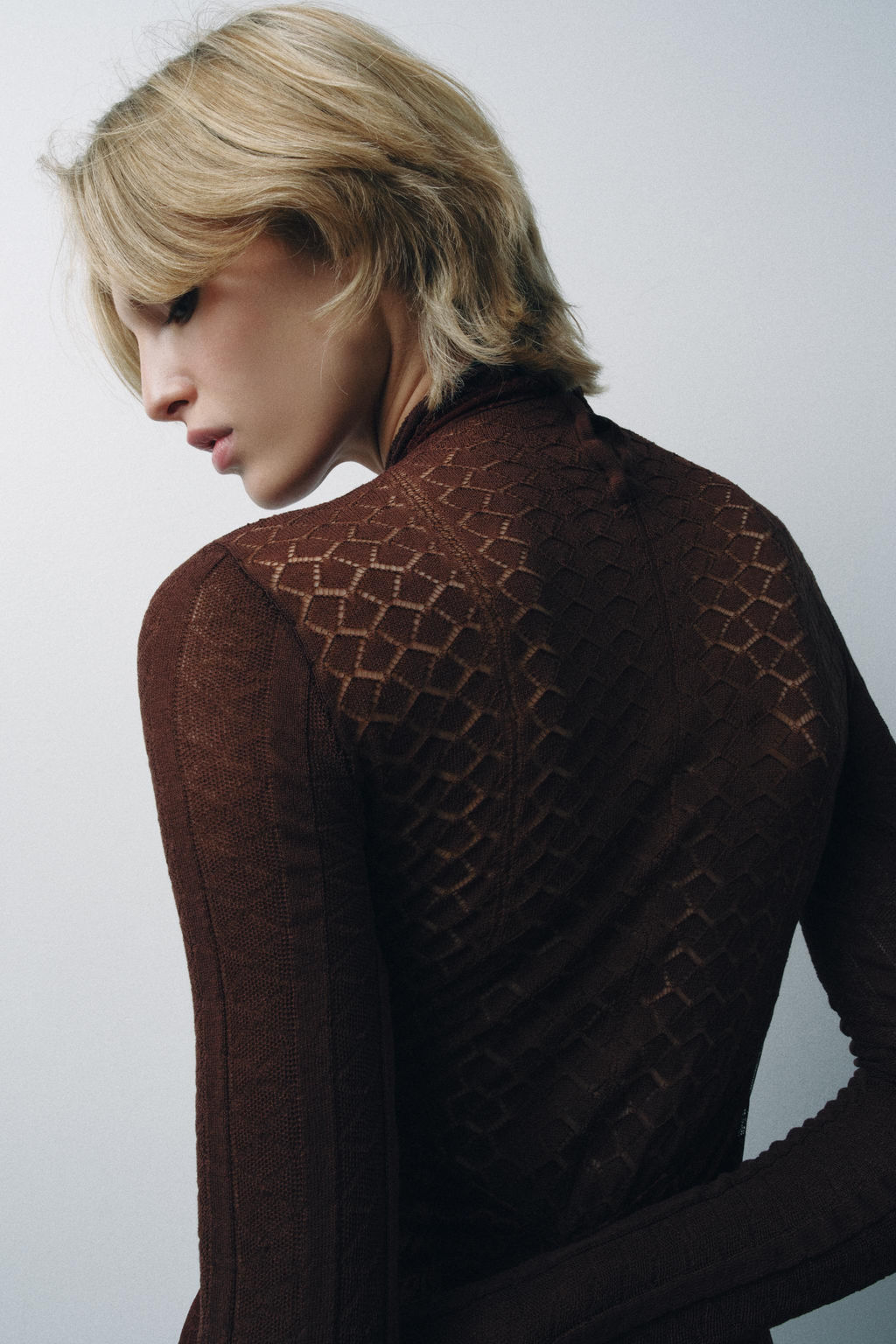 CONTRAST KNIT BODYSUIT - Zara фото 3