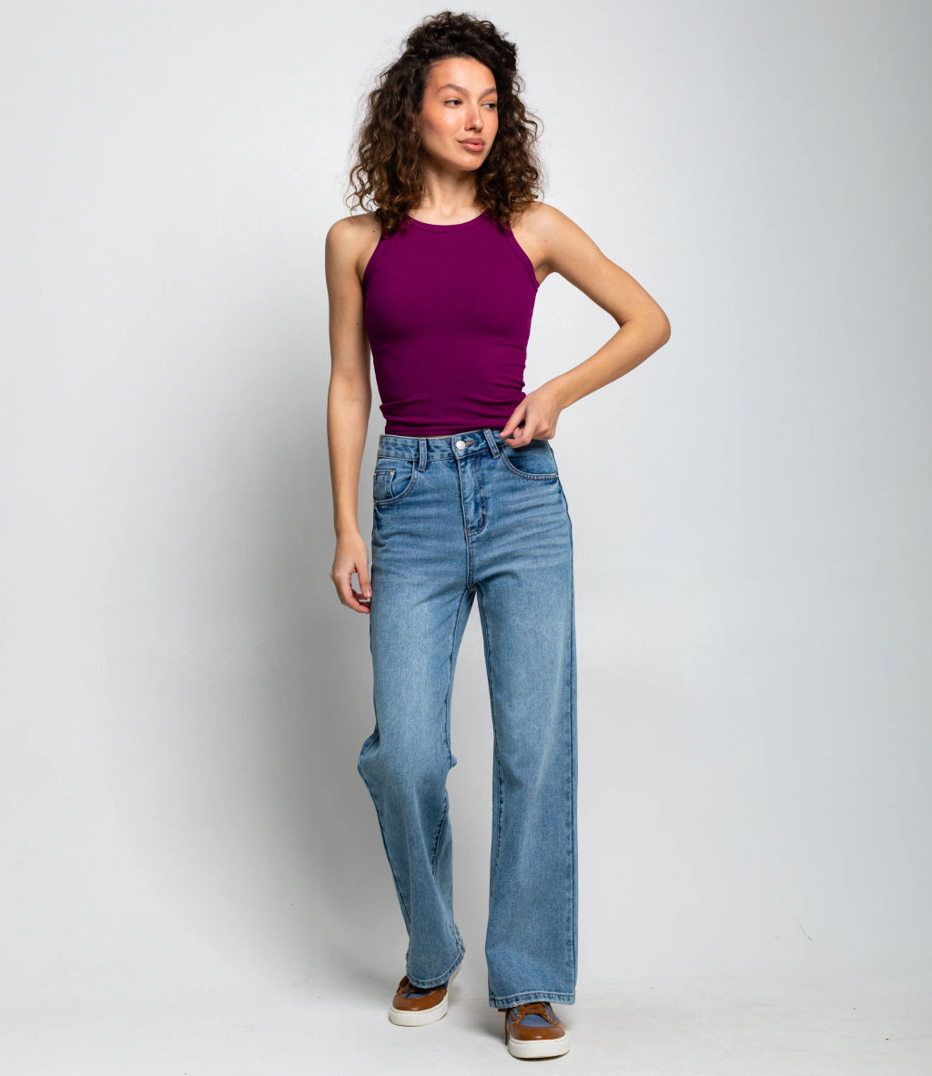 Майка #ОКТ1648, фиолетовый - Dommod фото 4