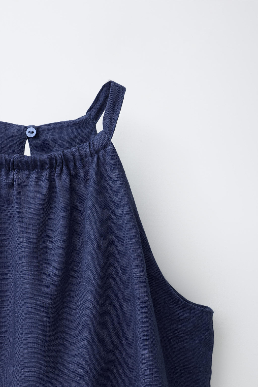 MONO LARGO CON LINO / marino - Zara фото 5