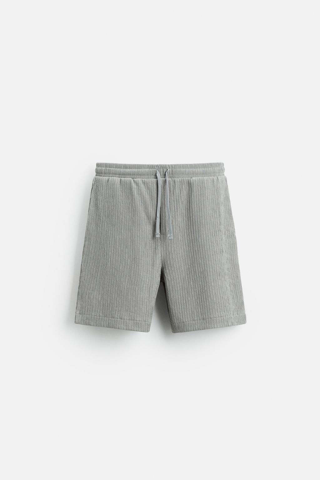 RELAXED FIT JACQUARD BERMUDA SHORTS - Zara фото 37