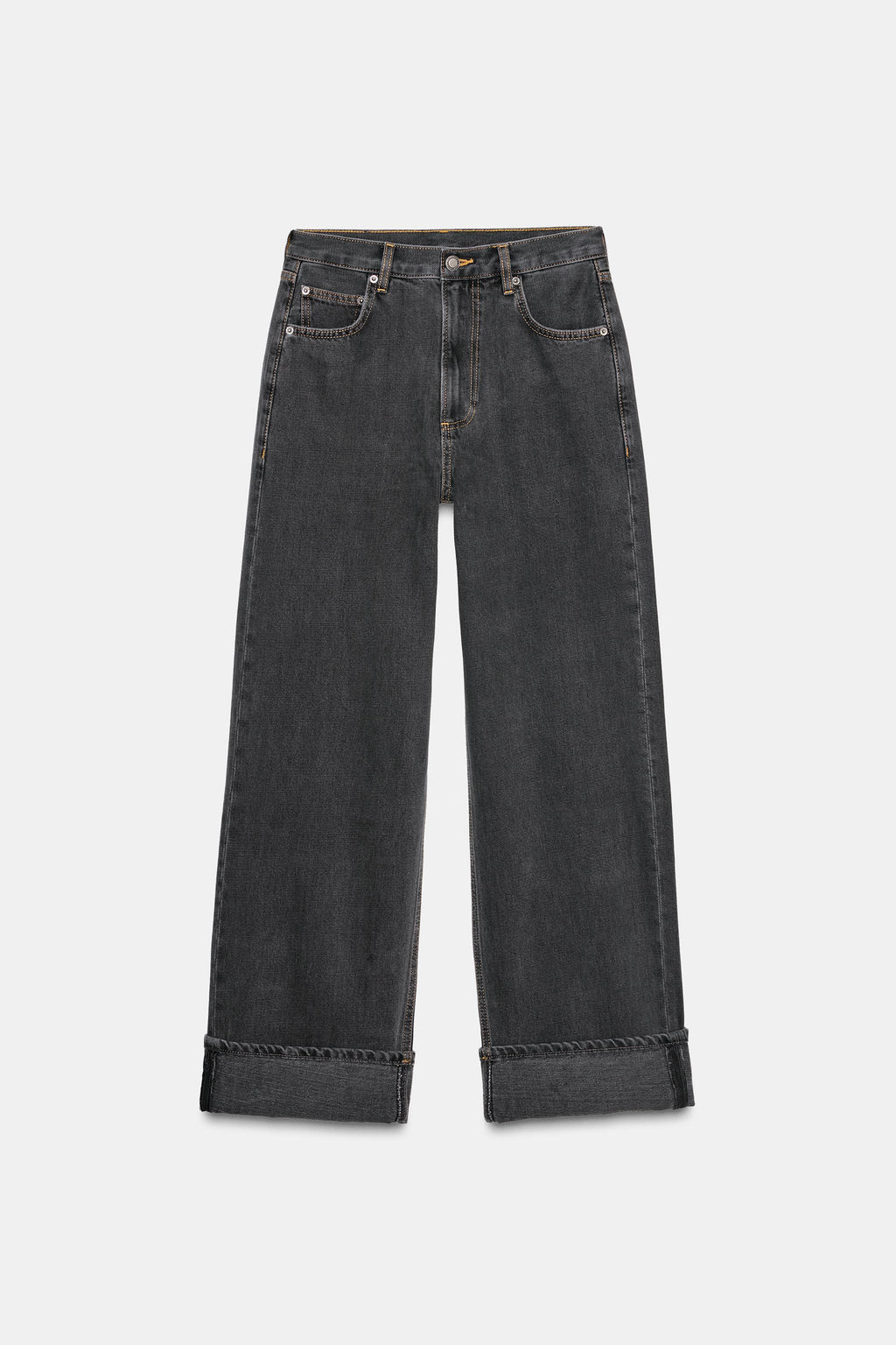 ZW COLLECTION BAGGY MID-WAIST JEANS - Zara фото 6