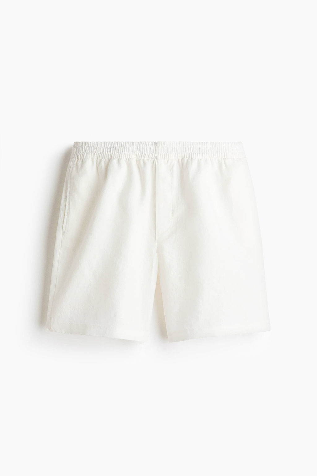 Pantal?n corto de lino Relaxed Fit - H&m фото 3