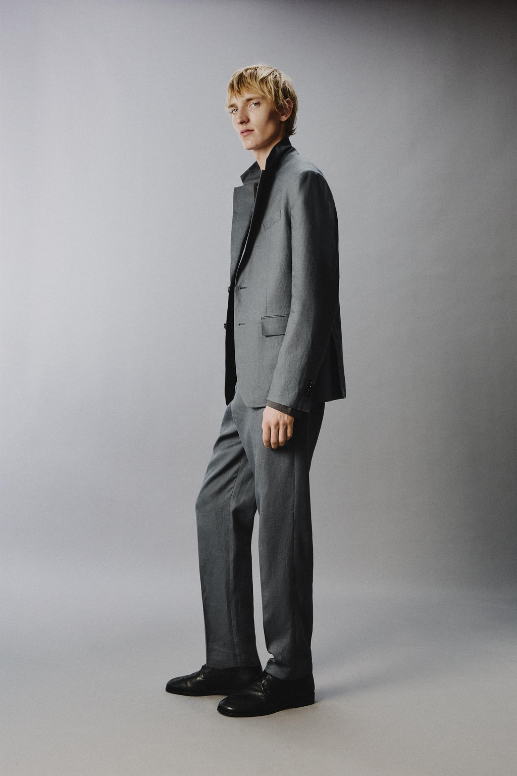 100% LINEN SUIT BLAZER - Zara фото 4