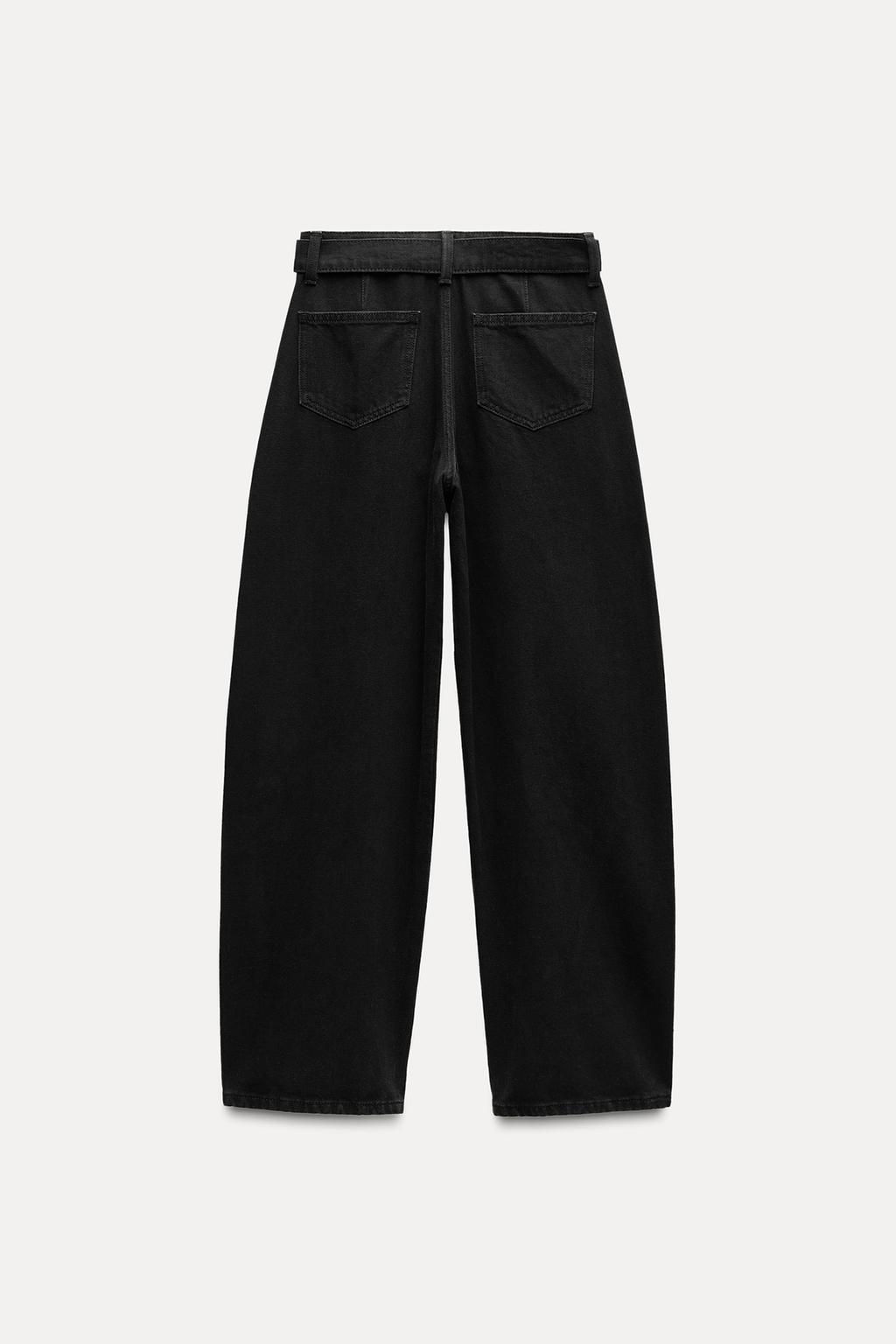 ZW COLLECTION STRAIGHT-LEG MID-RISE JEANS - Zara фото 8