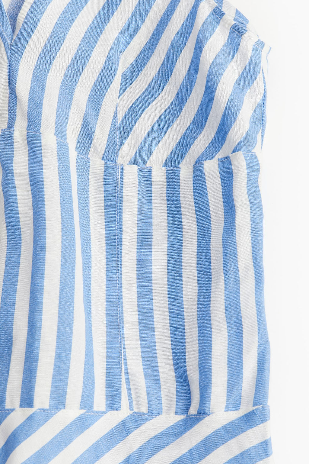 Vestido en mezcla de lino con tirantes de lazo - H&m фото 6