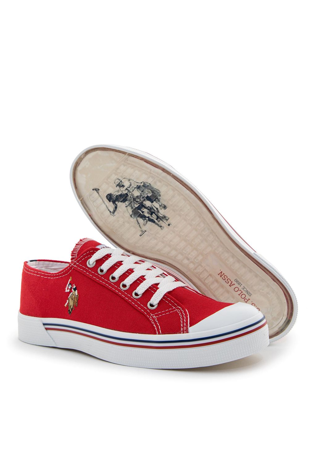 U. S. Polo Assn Мужская красная спортивная обувь - U.s. polo assn фото 4