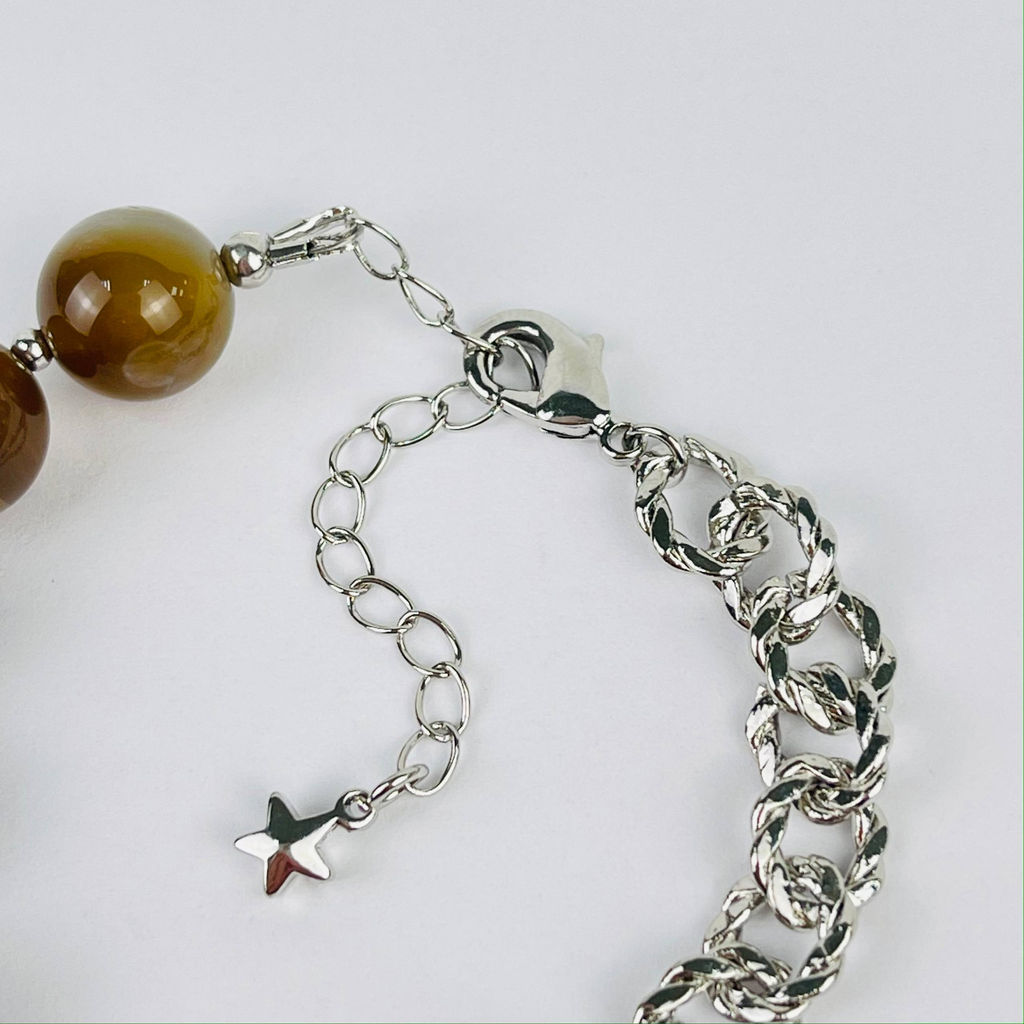 Браслет из ботсванского Агата 17,5 см +