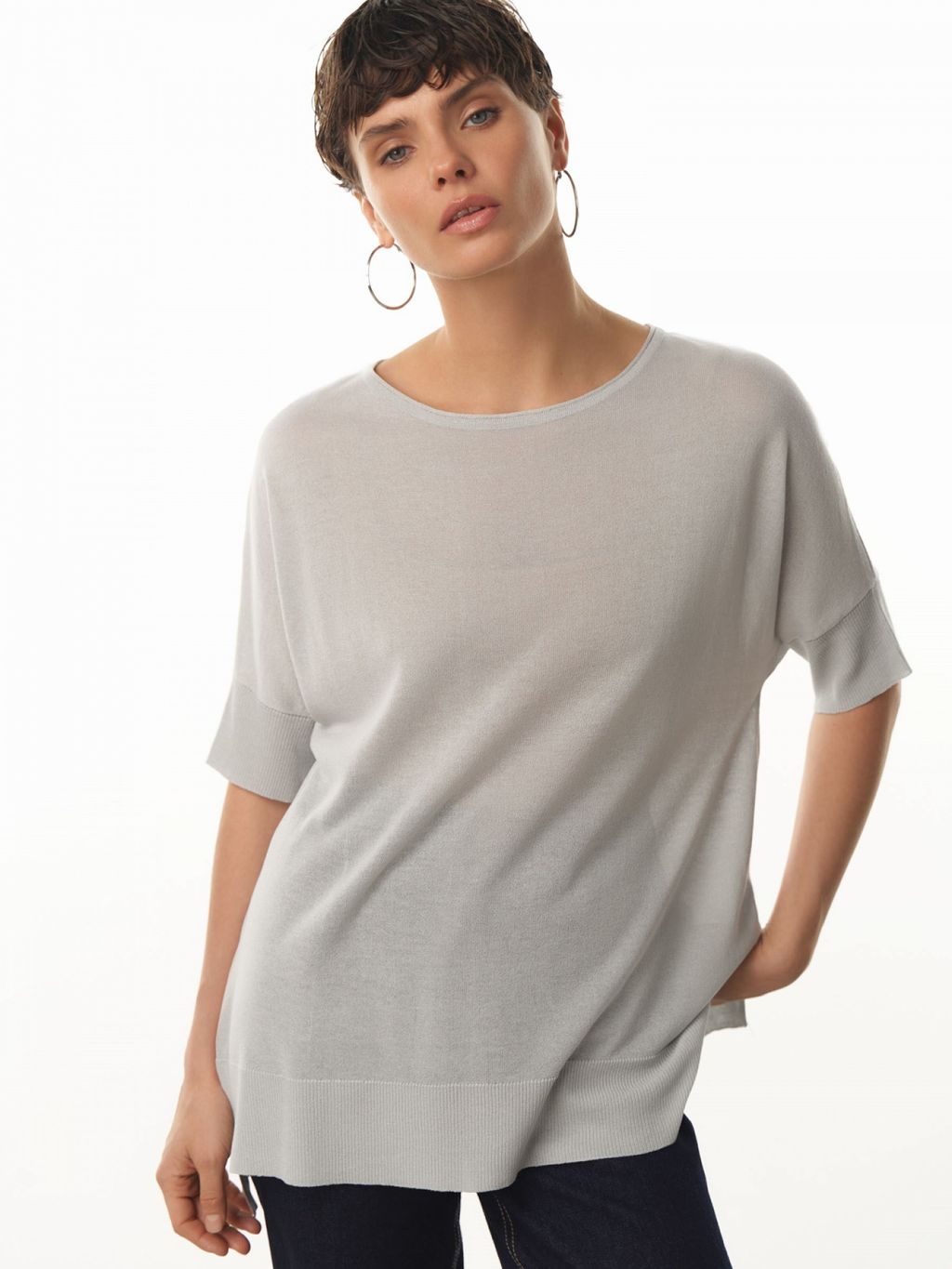 Conso/KJS 230755 - grey Футболка Женская