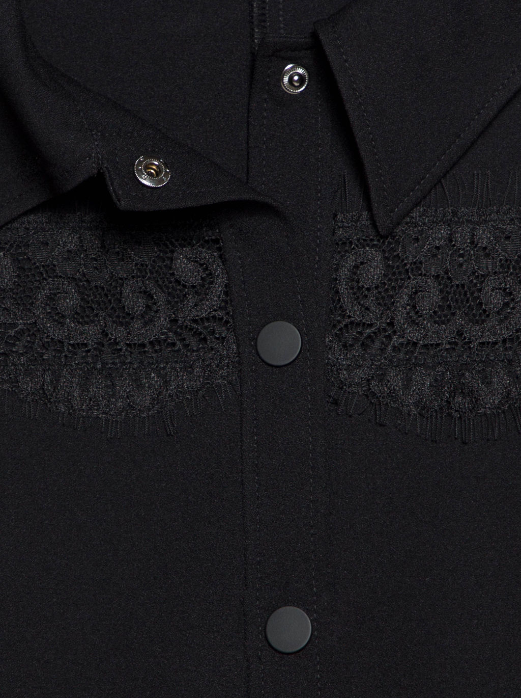 CONTE Платье-рубашка с фактурным кружевом LPL 1038 black - Conte elegant фото 8