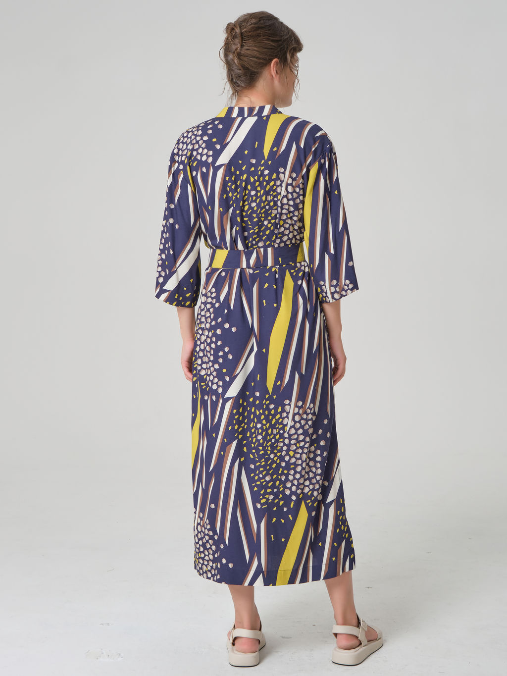 Платье из вискозы с принтом - Stilla фото 4