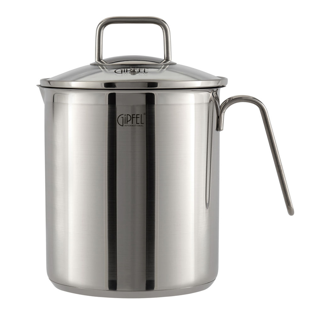 1301 GIPFEL Кастрюля ITUM 16х18см/3,6 л для варки овощей, со съемным ситом, стеклянная крышка с уплотнением Материал: нержавеющая сталь 18/8, капсульной дно. Толщина: 0,6 мм / 3мм  фото 2