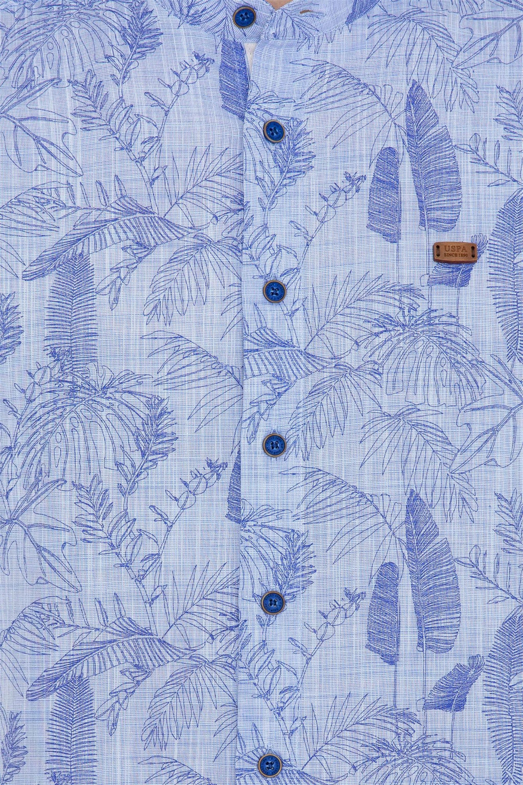 U. S. Polo Assn Мужская синяя рубашка с длинным рукавом - U.s. polo assn фото 13