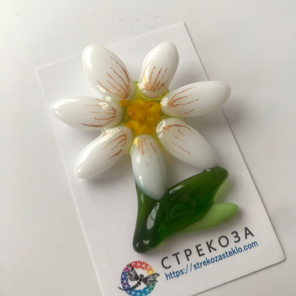 Брошь Нарцисс - Стрекоза фото 6