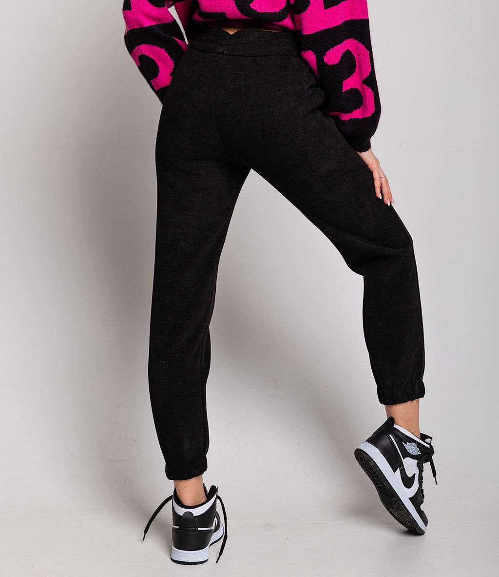 Брюки #МСК8663, чёрный