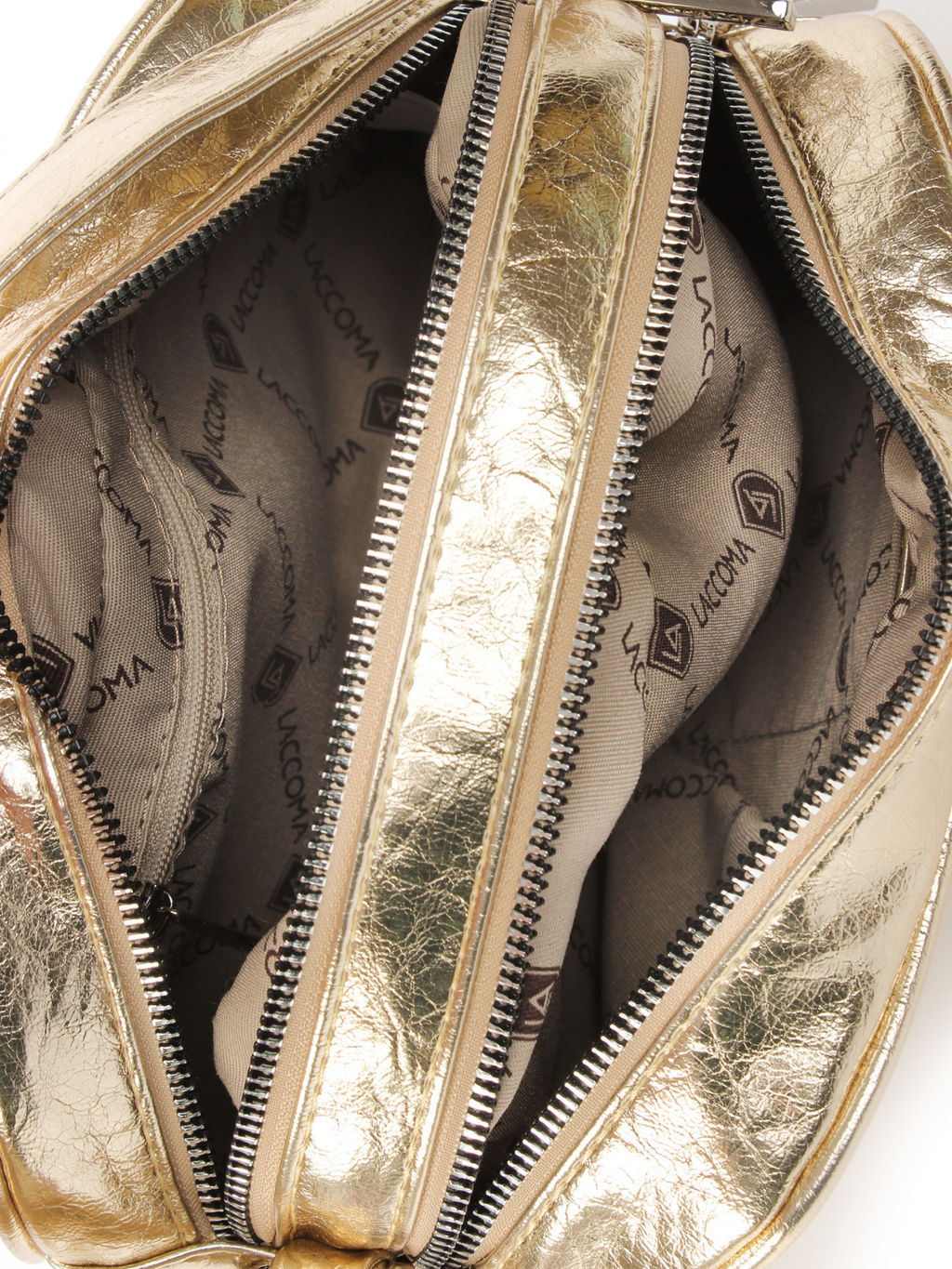 LACCOMA сумка Лаура-золотистый эко кожа хлопок